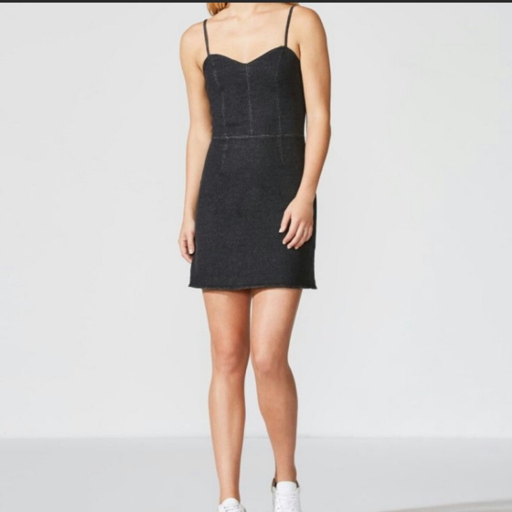 NWOT Bailey 44 Black Denim Dress